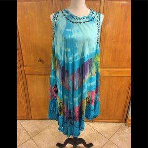 Tie dyed dress or cover up